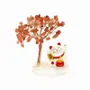 Jewelry - Tree of Life in Red Agate with Manekineko - ARABESK