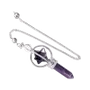 Jewelry - Amethyst Merkaba Pendulum 6 faces - ARABESK