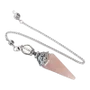 Jewelry - Rose Quartz Pendulum 6 faces & Metal - ARABESK