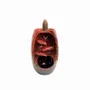 Scents - Red Ceramic Backflow Incense Holder Cascade of Leaves 13cm - ARABESK