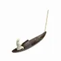 Scents - Chinese Boat Ceramic Incense Holder 28cm - ARABESK