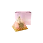 Bijoux - Orgonite Pyramide Cristal de Roche & Quartz Rose Fleur de Vie Pentacle - ARABESK