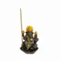 Senteurs - Porte Encens Backflow  Ganesh Lotus - Vert 11cm - ARABESK