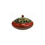 Senteurs - Porte Encens Céramique Rouge 14cm - ARABESK