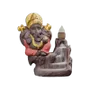 Senteurs - Porte Encens Backflow Ganesh Rouge-Gold 11cm - ARABESK