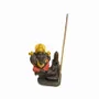 Senteurs - Porte Encens Backflow Ganesh Rouge-Gold 11cm - ARABESK