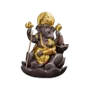 Senteurs - Porte Encens Backflow  Ganesh Lotus - Gold 11cm - ARABESK