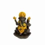 Senteurs - Porte Encens Backflow  Ganesh Lotus - Gold 11cm - ARABESK