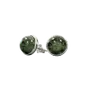 Jewelry - 925 Silver Earrings Moss Agate AA 8mm - ARABESK