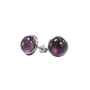 Bijoux - Boucles d'Oreilles Argent 925 Amethyste AA 8mm - ARABESK