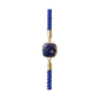 Bracelets - Bracelet Corde Laiton Lapis Lazuli Carré Facetté 11mm - ARABESK