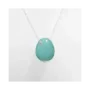 Jewelry - 925 Silver Necklaces Pierced Stone Amazonite AA 14mm - ARABESK