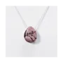 Bijoux - Colliers Argent 925 Pierre Percée Rhodonite A 14mm - ARABESK