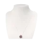 Bijoux - Colliers Argent 925 Pierre Percée Rhodonite A 14mm - ARABESK