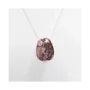 Bijoux - Colliers Argent 925 Pierre Percée Rhodonite A 14mm - ARABESK