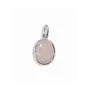 Bijoux - Pendentif Ovale Argent 925 Quartz Rose AA 13mm - ARABESK
