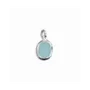 Bijoux - Pendentif Ovale Argent 925 Amazonite AA 13mm - ARABESK