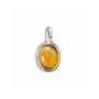 Bijoux - Pendentif Ovale Argent 925 Oeil de Tigre AA 13mm - ARABESK