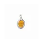 Bijoux - Pendentif Ovale Argent 925 Oeil de Tigre AA 13mm - ARABESK