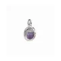 Jewelry - 925 Silver Oval Pendant Fluorite AA 13mm - ARABESK