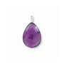 Bijoux - Pendentif Goutte Argent 925 Amethyste AA 23.5mm - ARABESK