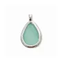 Jewelry - Amazonite 925 Silver Drop Pendant 23.5mm - ARABESK
