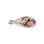Bijoux - Pendentif Goutte Argent 925 Rhodonite A 23.5mm - ARABESK