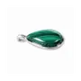 Bijoux - Pendentif Goutte Argent 925 Malachite AAA 23.5mm - ARABESK
