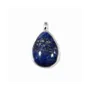 Bijoux - Pendentif Goutte Argent 925 Lapis Lazuli AA 23.5mm - ARABESK