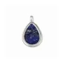 Bijoux - Pendentif Goutte Argent 925 Lapis Lazuli AA 23.5mm - ARABESK