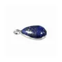 Bijoux - Pendentif Goutte Argent 925 Lapis Lazuli AA 23.5mm - ARABESK
