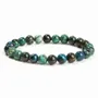 Bracelets - A Natural Malachite Azurite Bracelet beads 7-8mm - ARABESK