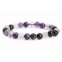 Bracelets - Violet Fluorite bracelet beads 8mm - ARABESK