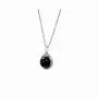 Jewelry - 925 Silver Necklace with Black Onyx Ball Pendant A 10mm - ARABESK