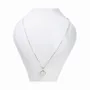 Bijoux - Collier Argent 925 avec Pendentif Pierre de Lune Blanche A 10mm - ARABESK