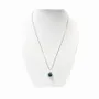 Bijoux - Collier Argent 925 avec Pendentif Boule Malachite AA 10mm - ARABESK