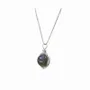Jewelry - 925 Silver Necklace with Labradorite Ball Pendant AA 10mm - ARABESK
