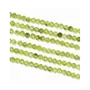 Jewelry - Faceted Peridot A beads 3mm on 40cm wire - ARABESK