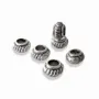 Jewelry - Silver Toupie spacer charm beads 6mm x100 - ARABESK