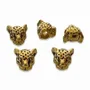 Bijoux - Perles charm's Intercalaire Tête de Léopard dorée 9mm x30 - ARABESK
