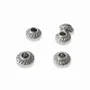 Bijoux - Perles charm's Intercalaire Toupie Argentée 6mm x100 - ARABESK