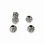 Bijoux - Perles charm's Intercalaire Toupie argentée 4mm x50 - ARABESK