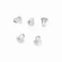 Bijoux - Fermoirs Boucles d'Oreilles en Silicone Transparent 4-5mm x100 - ARABESK