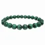 Bracelets - Bracelet Malachite Clear AAA beads 8-9mm - ARABESK