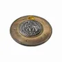 Scents - Elephant Round Wooden Incense Holder 10cm x10 - ARABESK