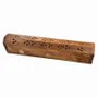Senteurs - Porte Encens Coffret en Bois de Sheesham Fleur de Vie 30cm x2 - ARABESK