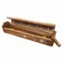 Scents - Incense Holder Sheesham Wood Box Pentacle 30cm x2 - ARABESK