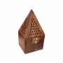 Scents - Pyramid Incense Holder Sheesham Wood Drawer Box 16cm - ARABESK
