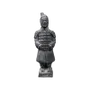 Sculptures, statuettes and miniatures - Black Terracotta Warrior Statue 12cm - ARABESK