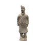 Sculptures, statuettes and miniatures - Black Terracotta Warrior Statue 25cm - ARABESK